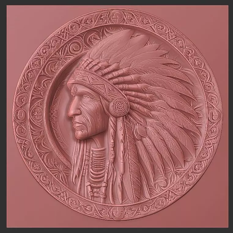 Native American3D print model Free 3D print model