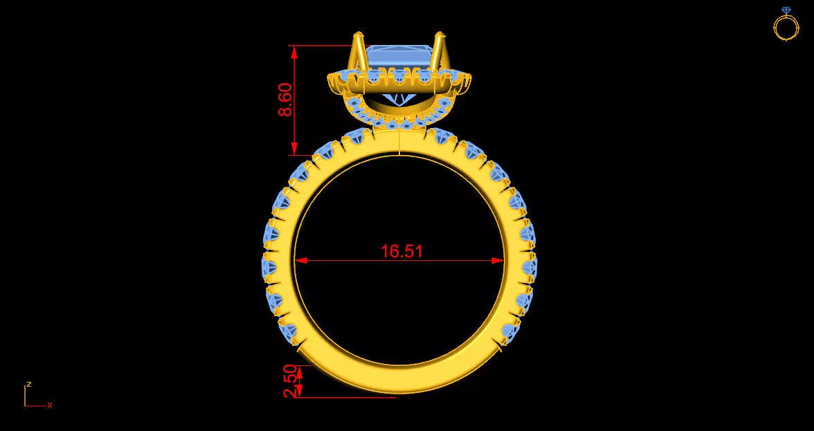 Radiant Ring 3D print model_5