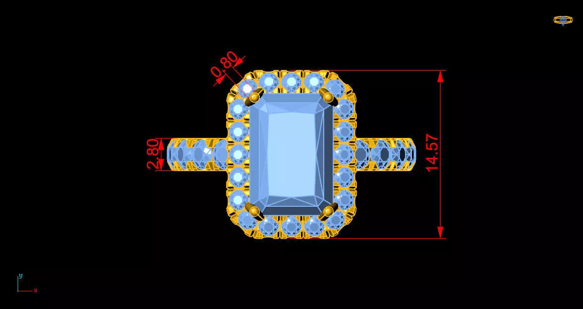 Radiant Ring 3D print model_6