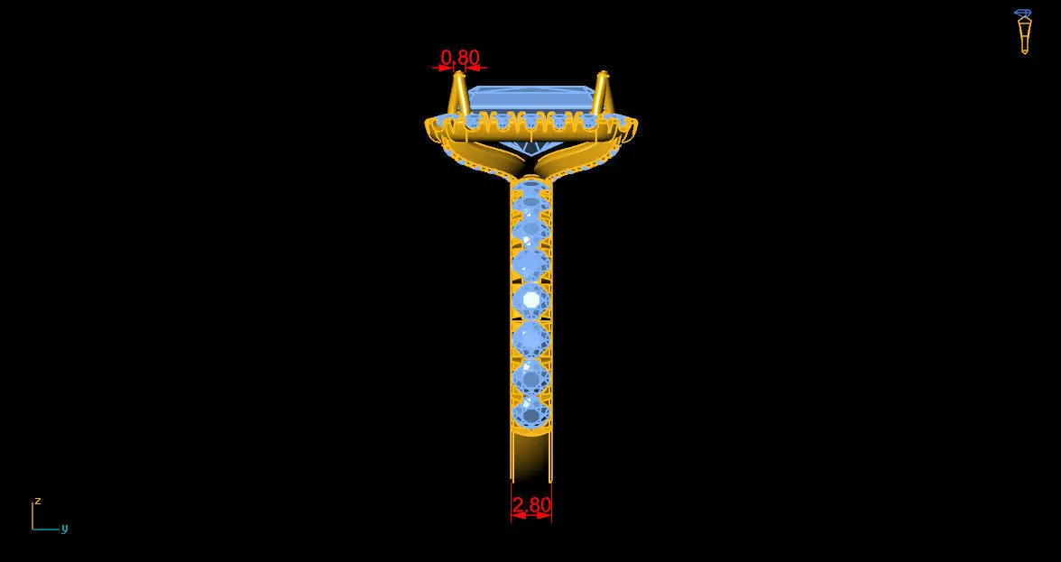 Radiant Ring 3D print model_7