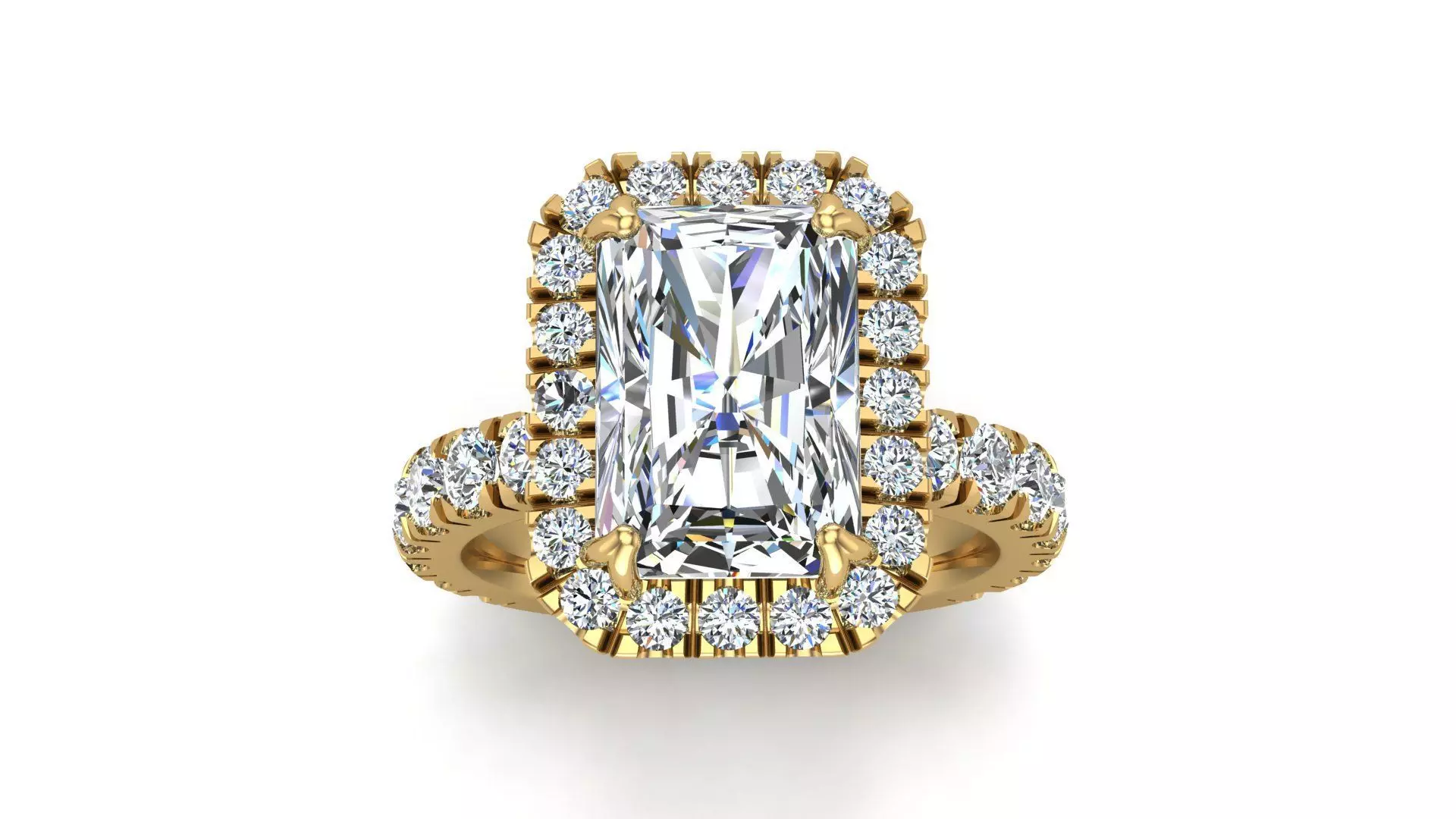 Radiant Ring 3D print model_2