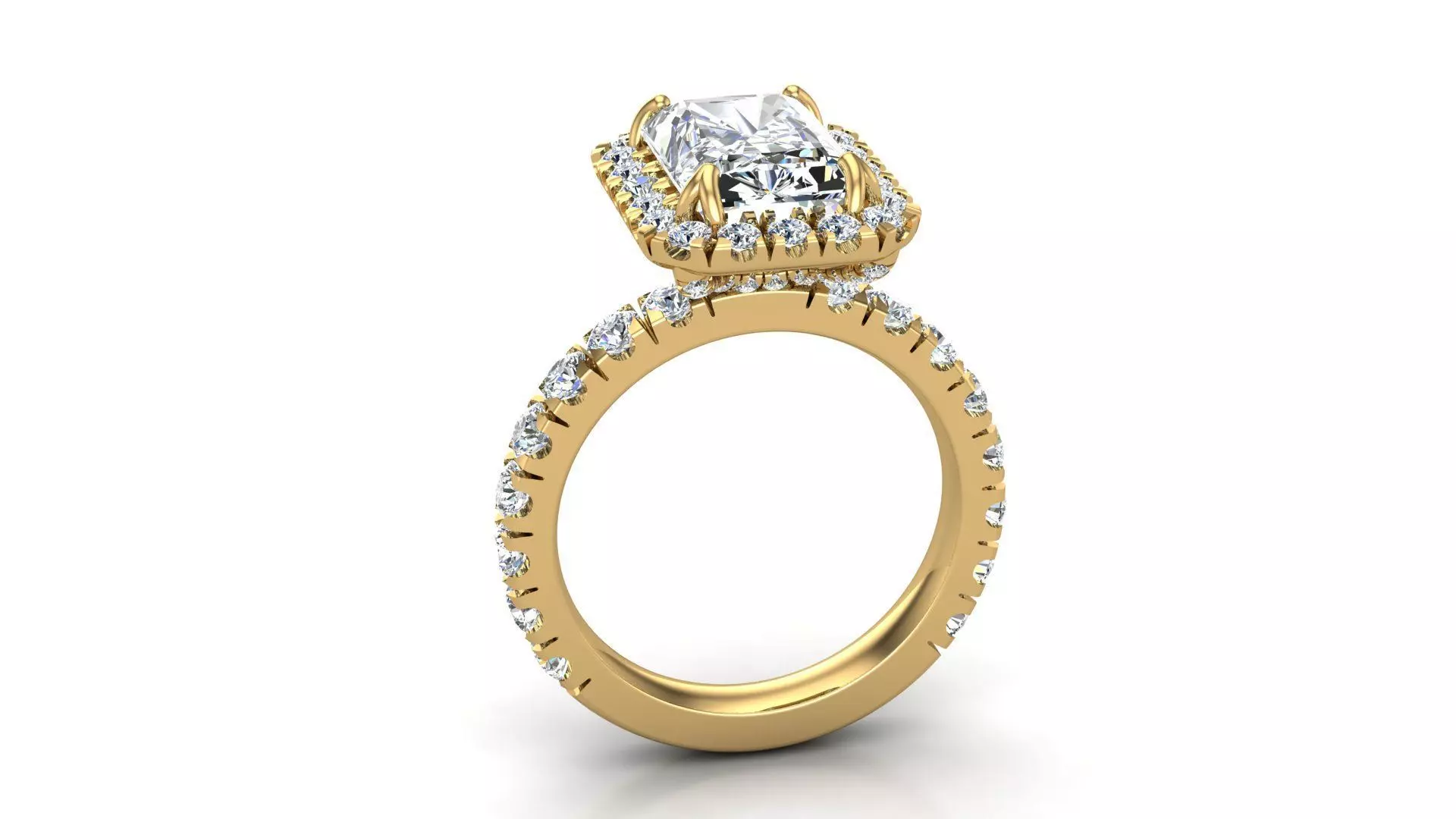 Radiant Ring 3D print model_3