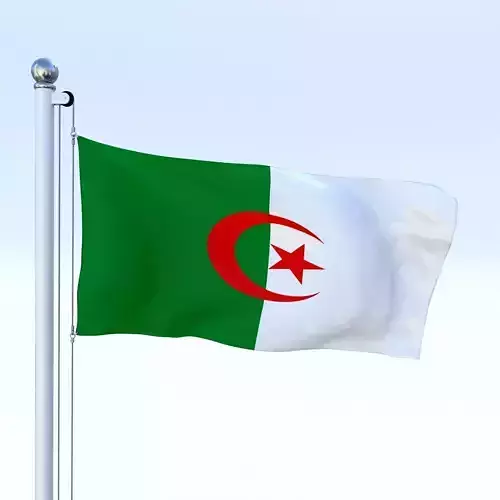 Animated Algeria Flag