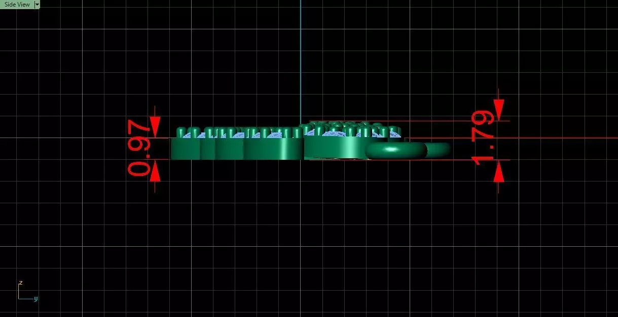 Love Script Pendant jewelry 3D model - for Him and Her 3D print model_12