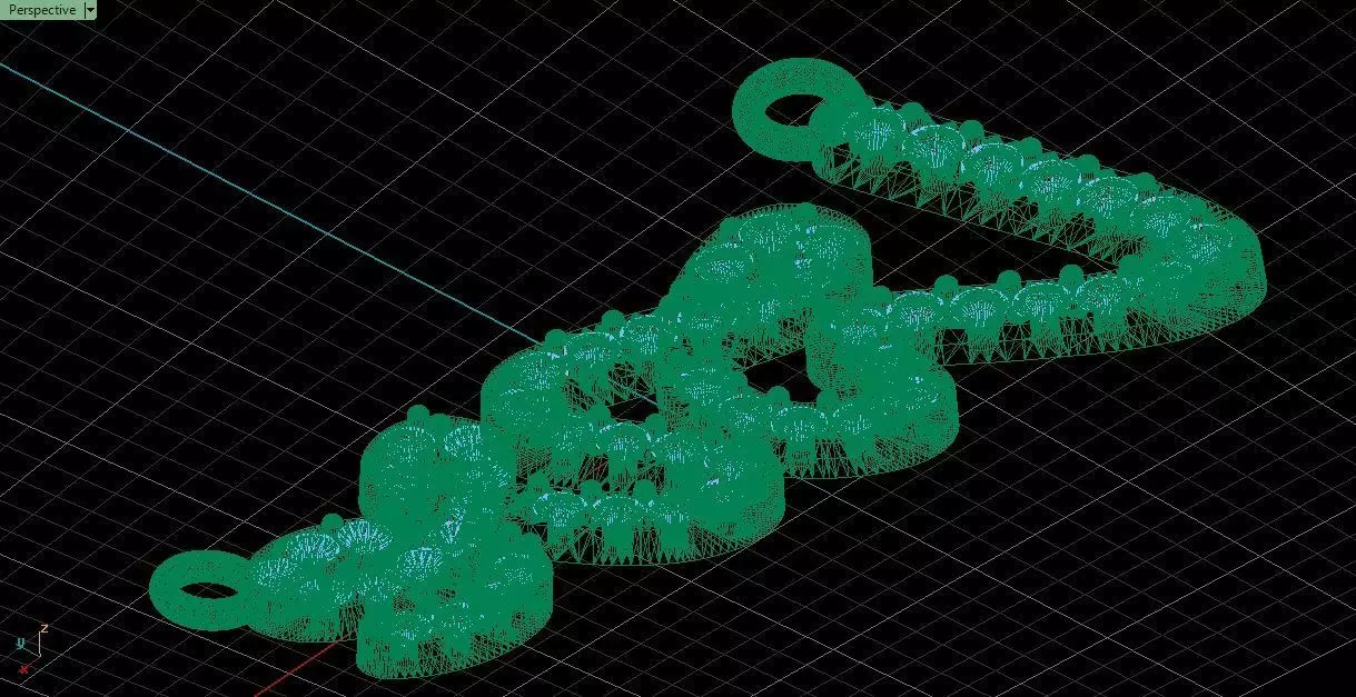 Love Script Pendant jewelry 3D model - for Him and Her 3D print model_25