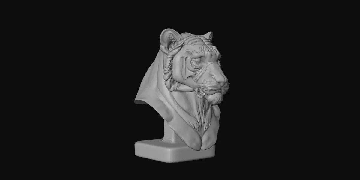 11 Stylized Creature Bust Pack Ready For 3D Printing 3D print model_7