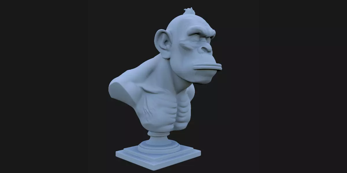 11 Stylized Creature Bust Pack Ready For 3D Printing 3D print model_3