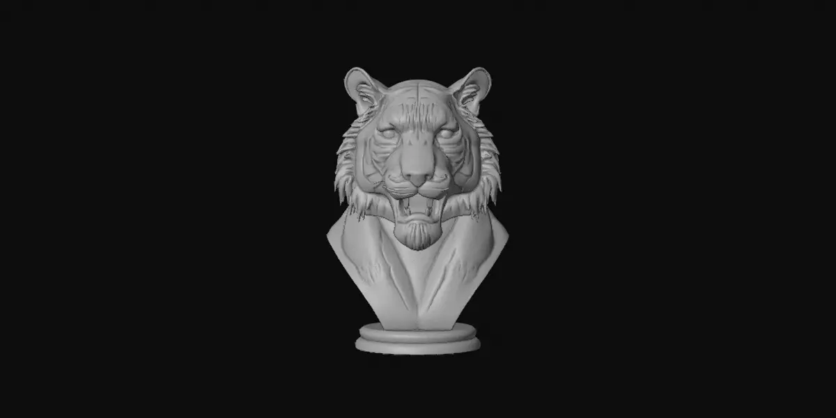 11 Stylized Creature Bust Pack Ready For 3D Printing 3D print model_8