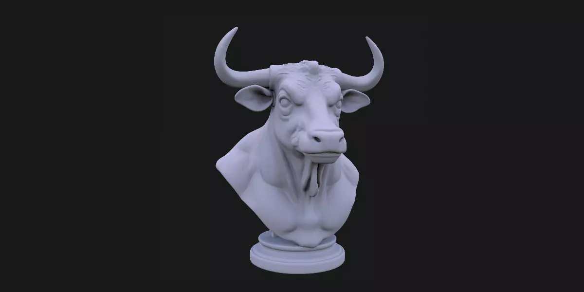 11 Stylized Creature Bust Pack Ready For 3D Printing 3D print model_9