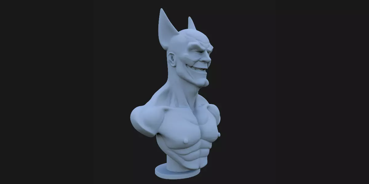 11 Stylized Creature Bust Pack Ready For 3D Printing 3D print model_4