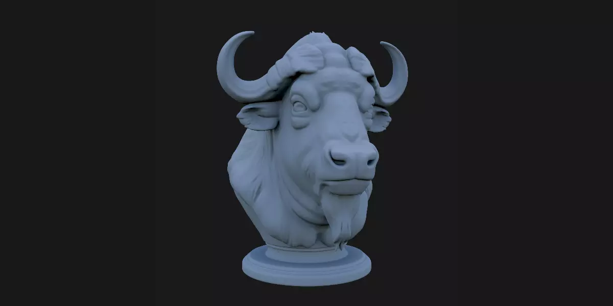 11 Stylized Creature Bust Pack Ready For 3D Printing 3D print model_2