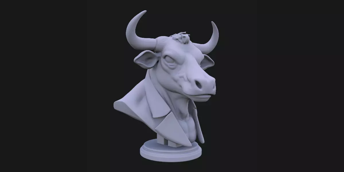 11 Stylized Creature Bust Pack Ready For 3D Printing 3D print model_10