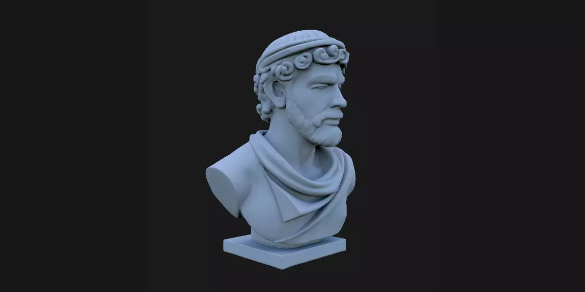 11 Stylized Creature Bust Pack Ready For 3D Printing 3D print model_1