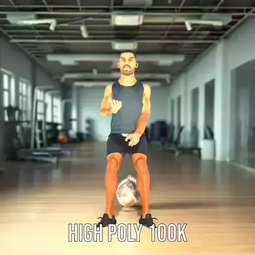 Athletic Fitness Pose model pack