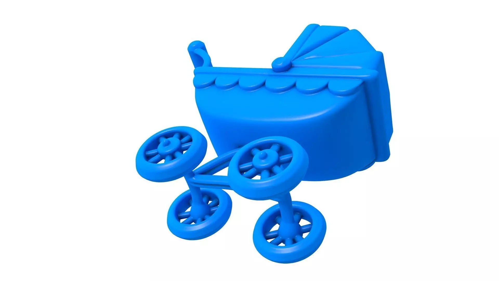 baby stroller - baby stroller stl - baby -  stroller 3D print model_1