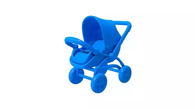 baby stroller -  baby stroller stl -  baby -  stroller