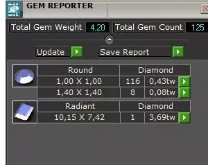 Radiant Engagement Ring  3D print model_8