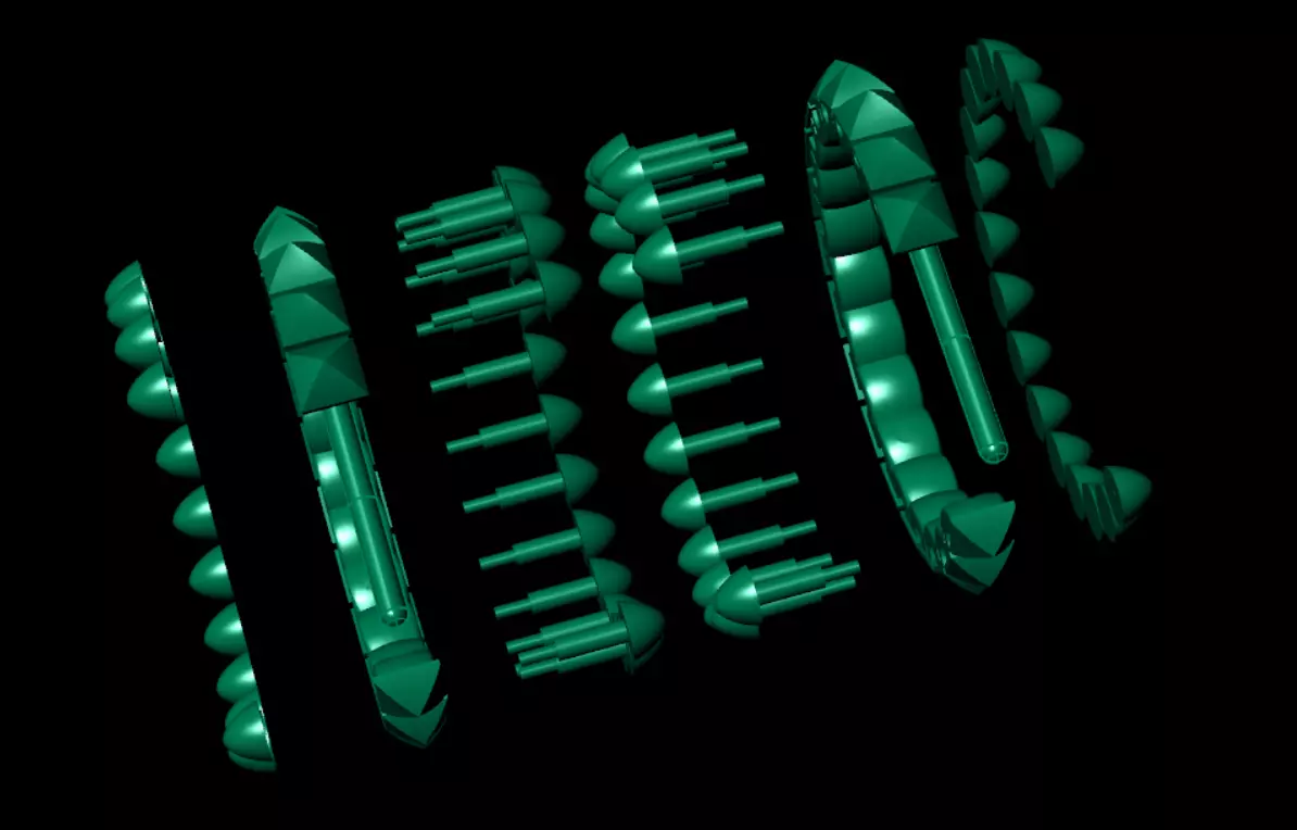 Earrings 3D print model_15