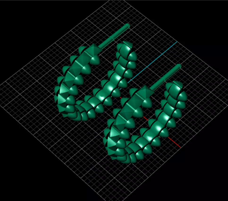 Earrings 3D print model_12