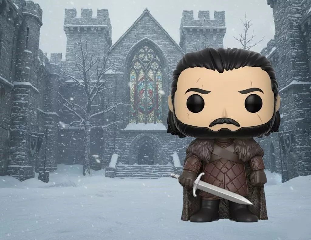 Jon Snow Funko Style Miniature 3D print model