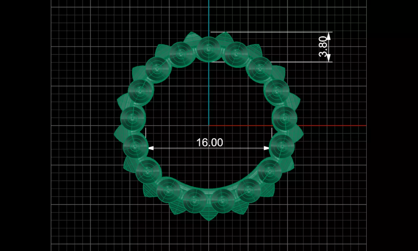 Rings Clash de  medium model 3D print model_7