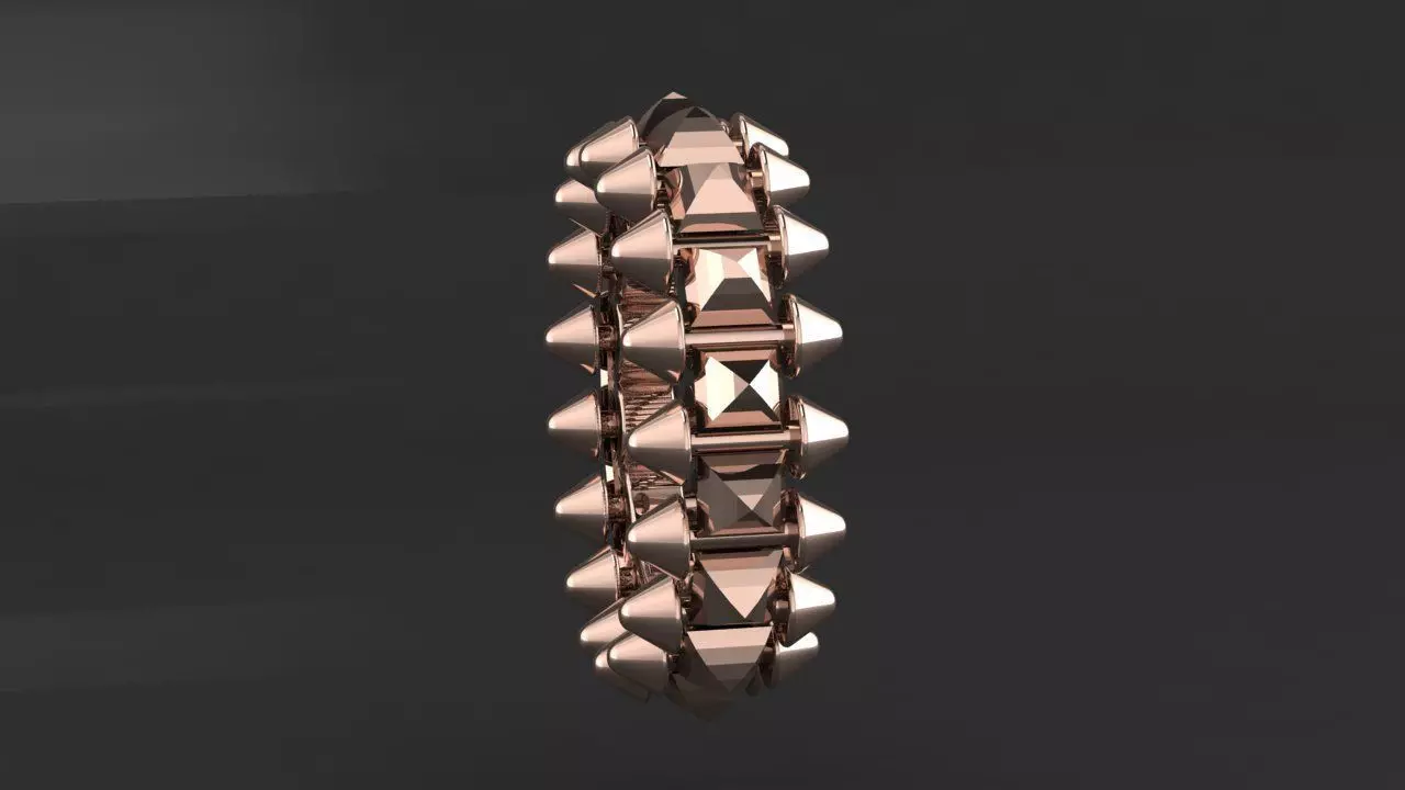 Rings Clash de  medium model 3D print model_5