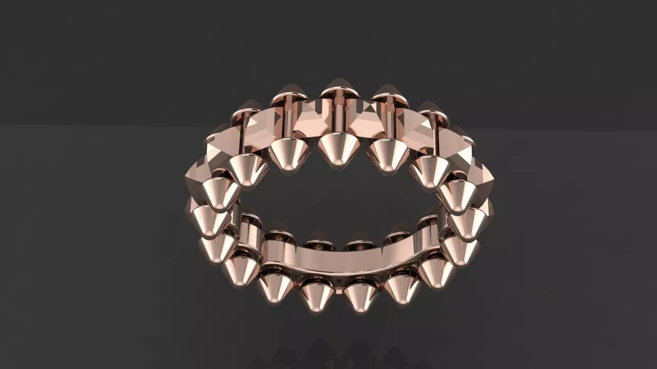 Rings Clash de  medium model 3D print model_0