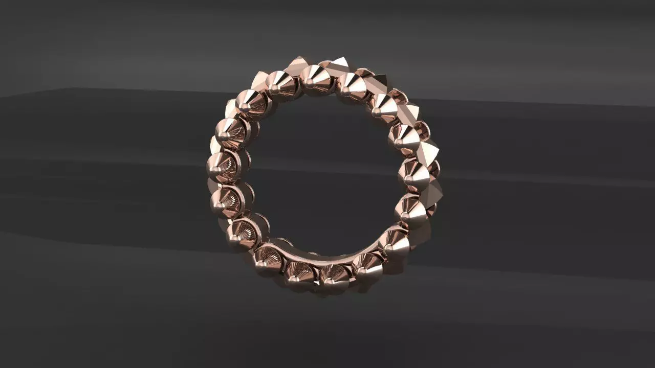 Rings Clash de  medium model 3D print model_1