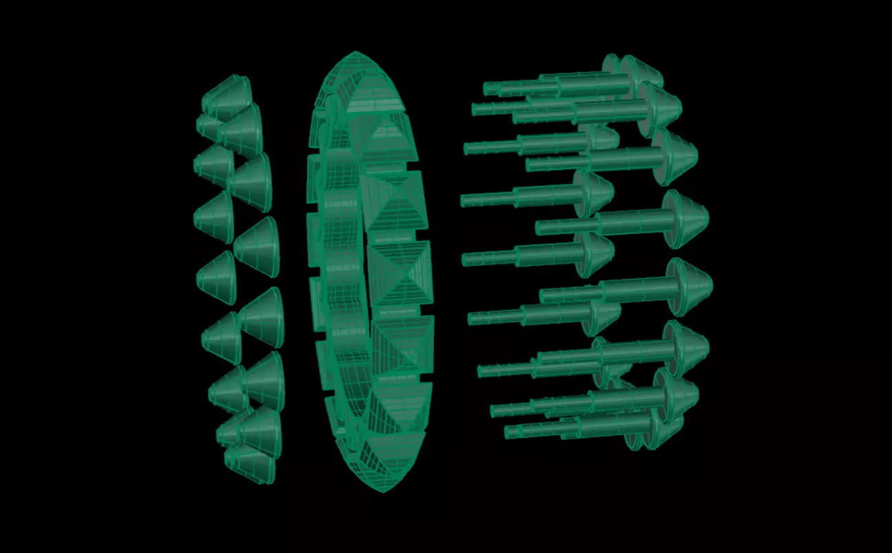 Rings Clash de  medium model 3D print model_9