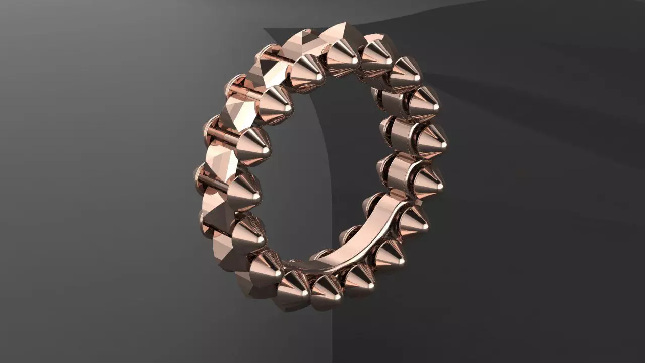 Rings Clash de  medium model 3D print model_3