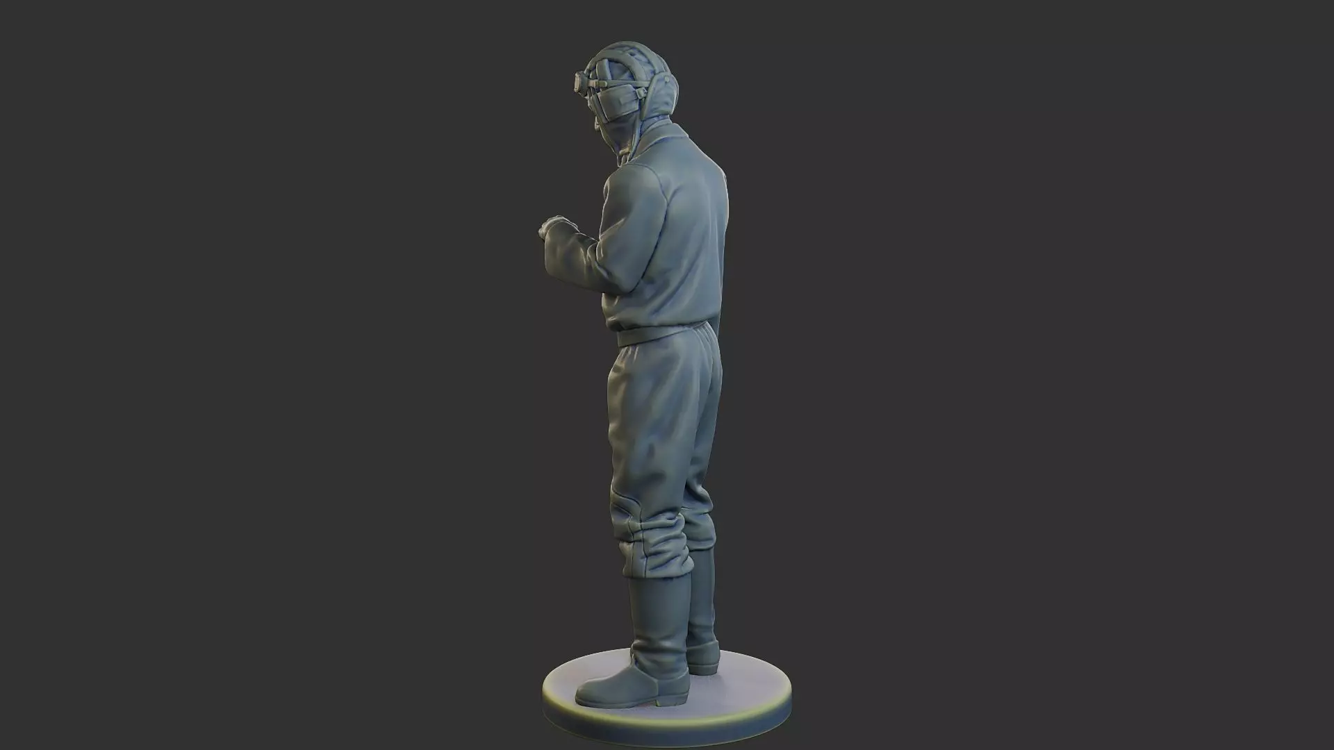 Russian Soviet tank Crew STC WW2 1 006 3D print model_27