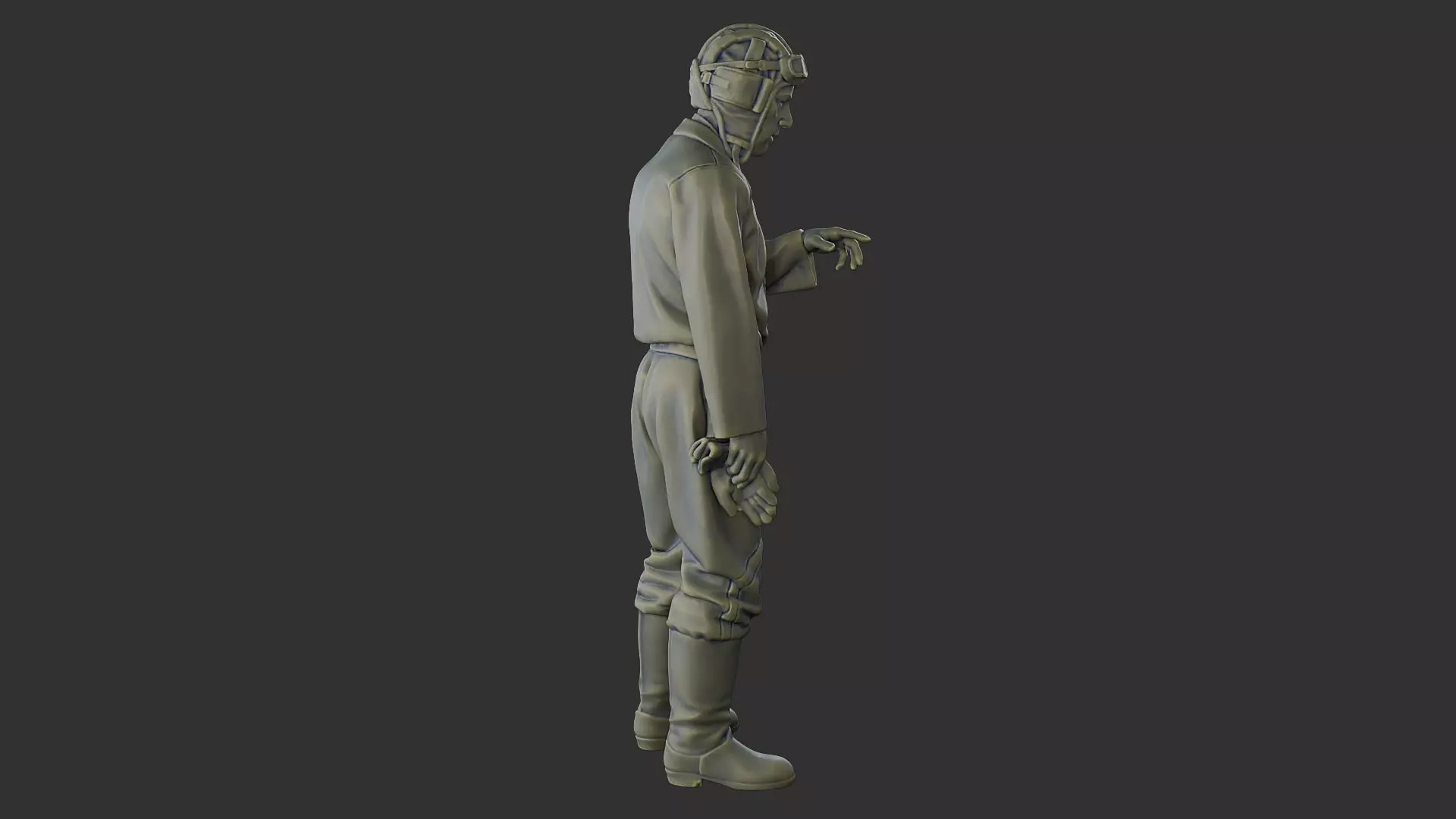 Russian Soviet tank Crew STC WW2 1 006 3D print model_30
