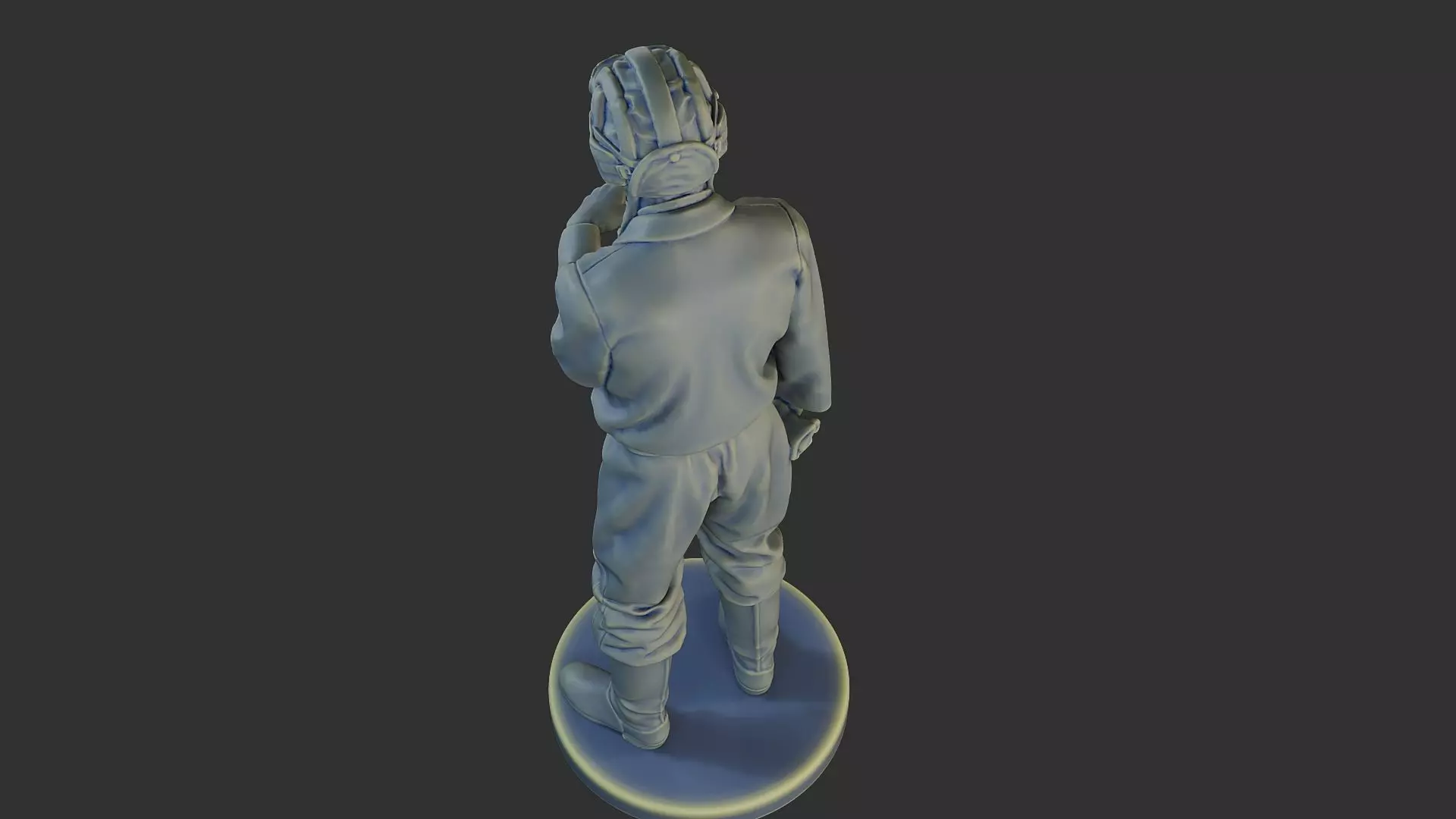 Russian Soviet tank Crew STC WW2 1 006 3D print model_13