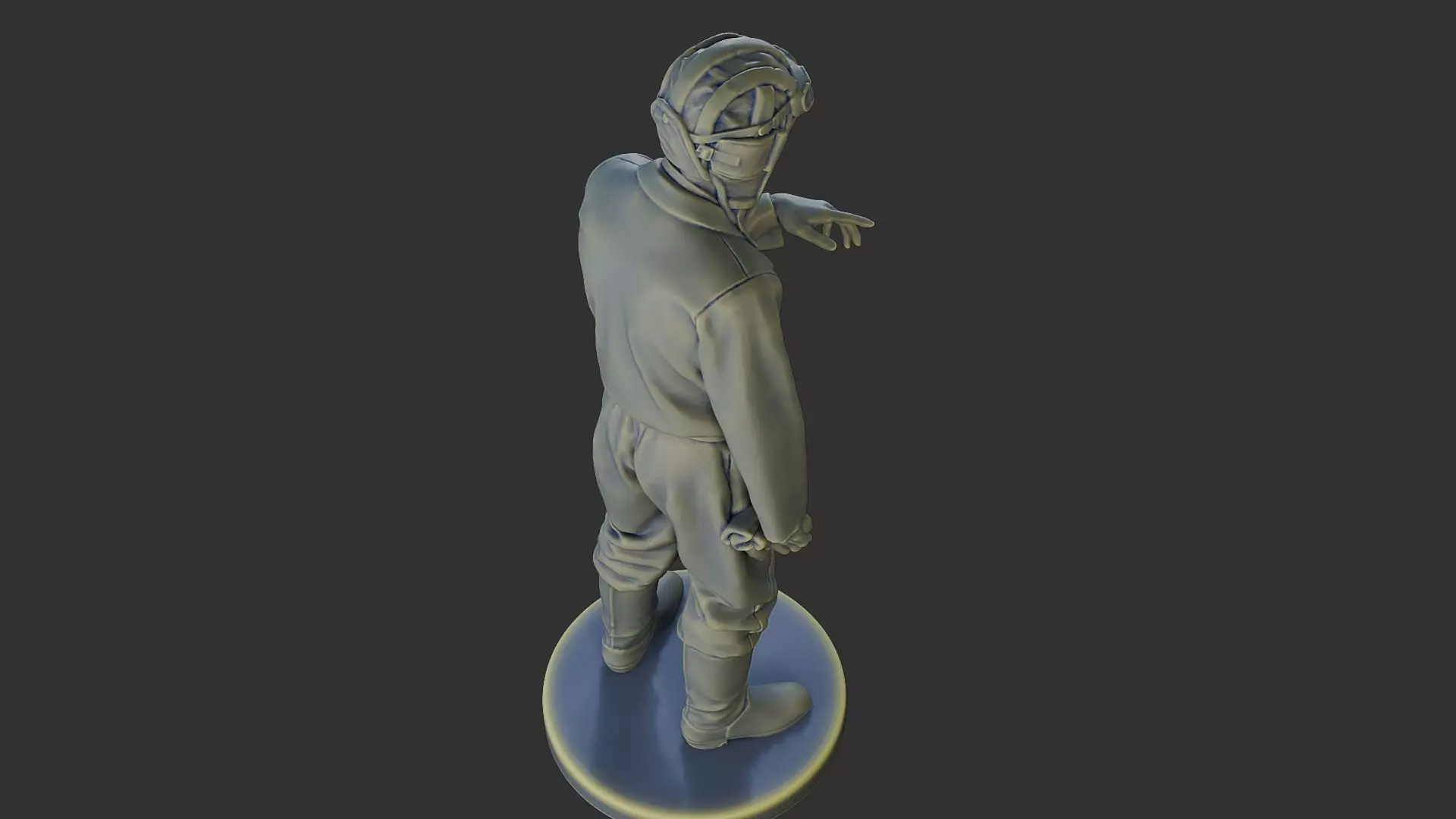 Russian Soviet tank Crew STC WW2 1 006 3D print model_26