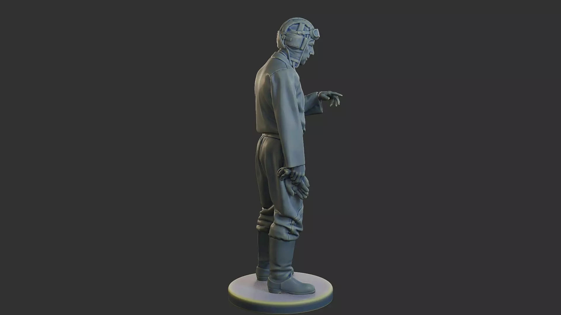 Russian Soviet tank Crew STC WW2 1 006 3D print model_7