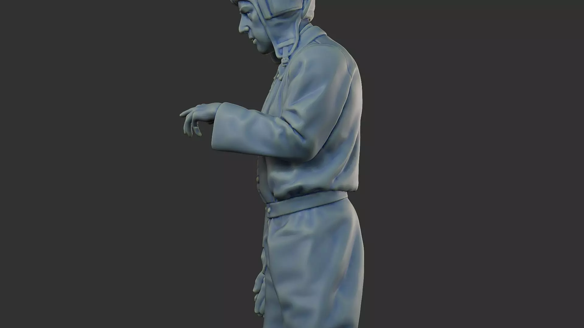 Russian Soviet tank Crew STC WW2 1 006 3D print model_12