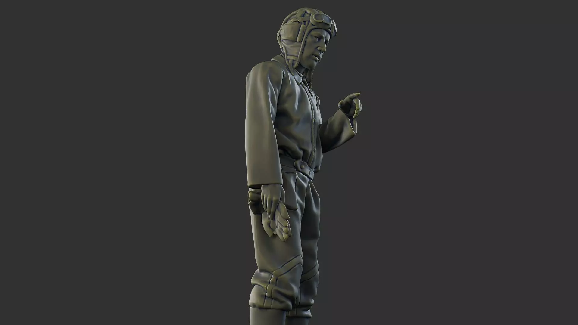 Russian Soviet tank Crew STC WW2 1 006 3D print model_25