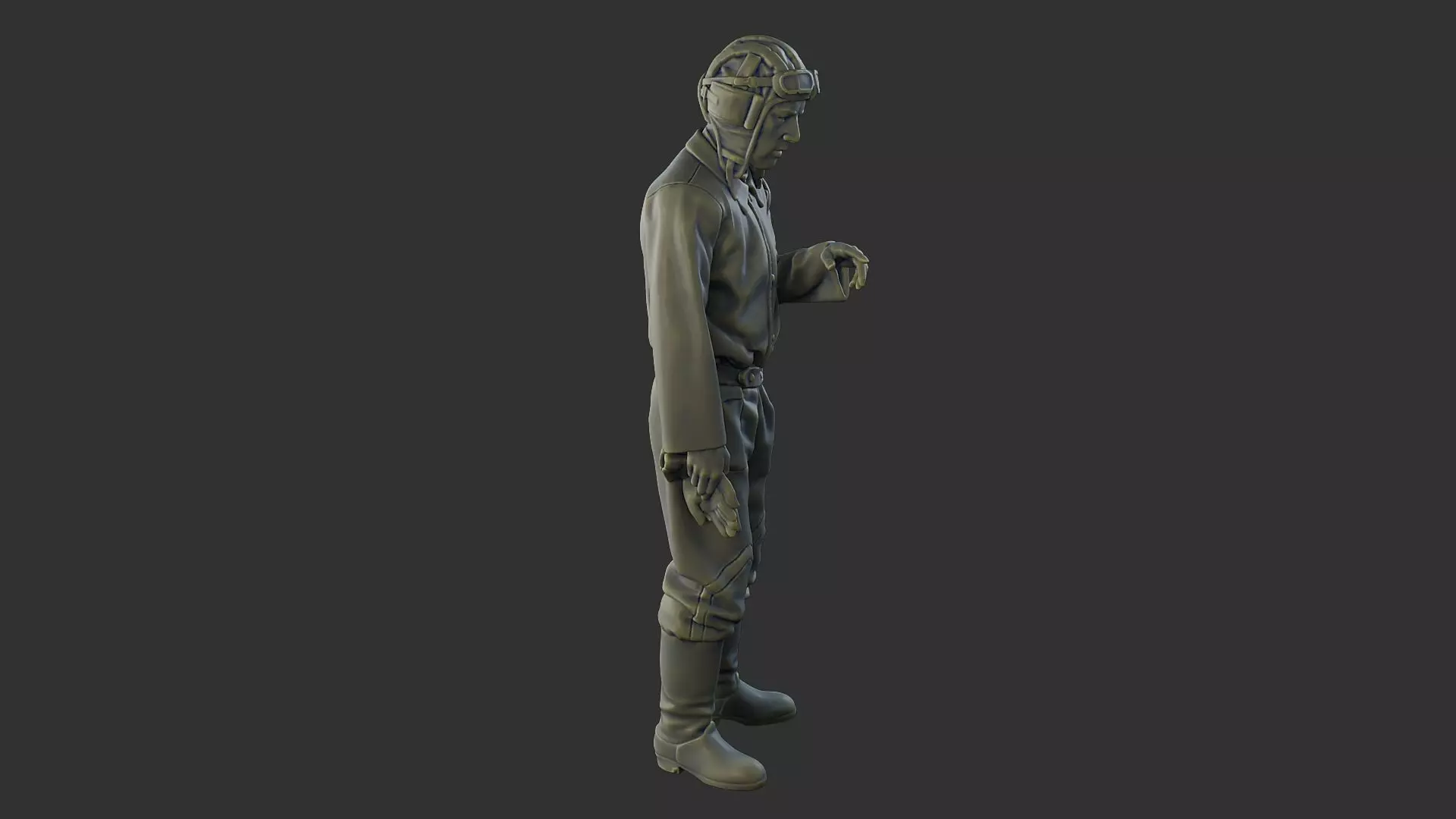 Russian Soviet tank Crew STC WW2 1 006 3D print model_28