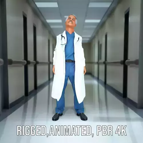 Professional Doctor Character model pack