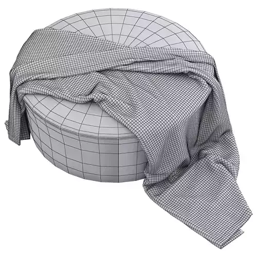 Vondom Suave Poufs 3D model 6
