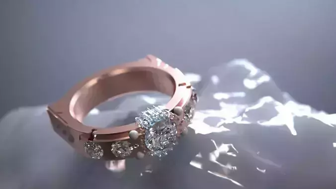 Crystal ring geometry