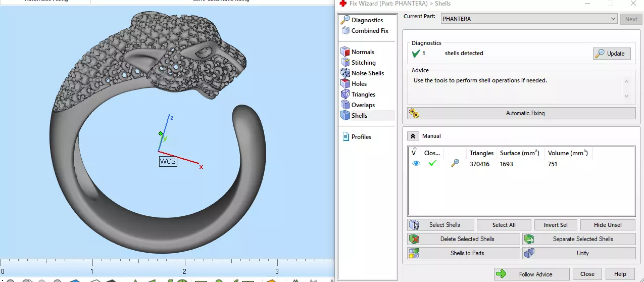 cartier phantera beautiful ring sizee 18 3D print model_7
