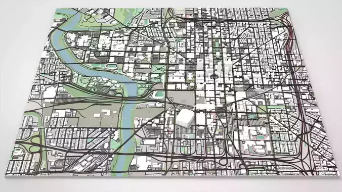 Cityscape Indianapolis United States