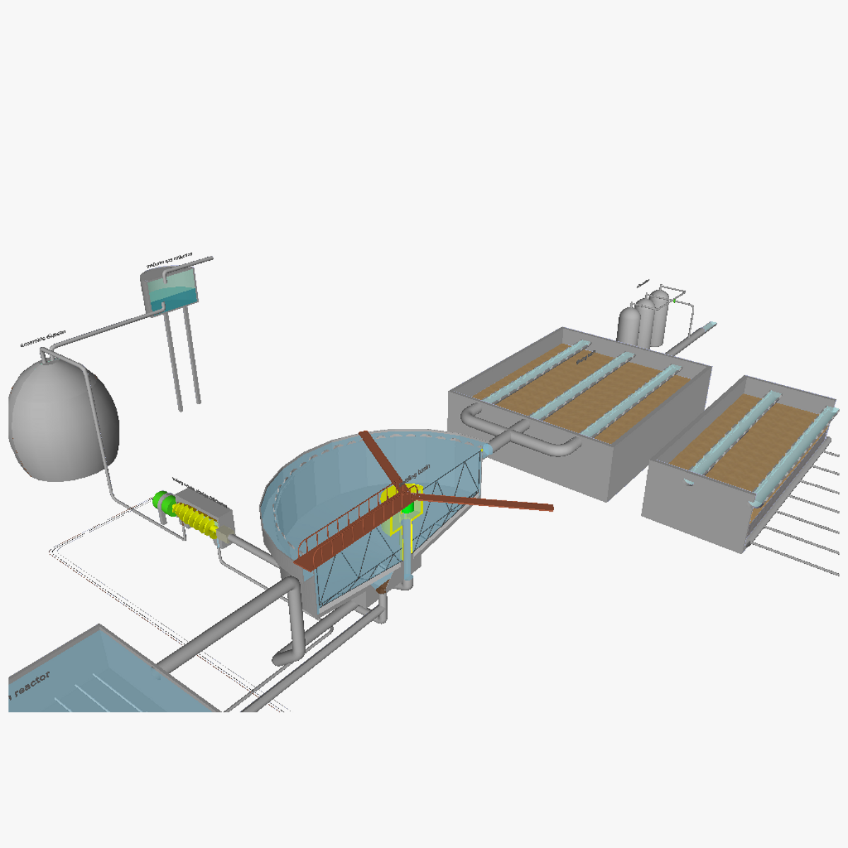 Water treatment plant 3D model_4