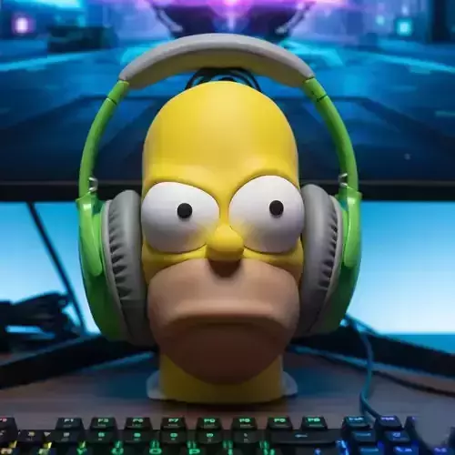 Suporte de Fone de Ouvido  Homer Simpson Headphone Stand