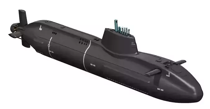 Astute Class Nuclear Submarine 1m model