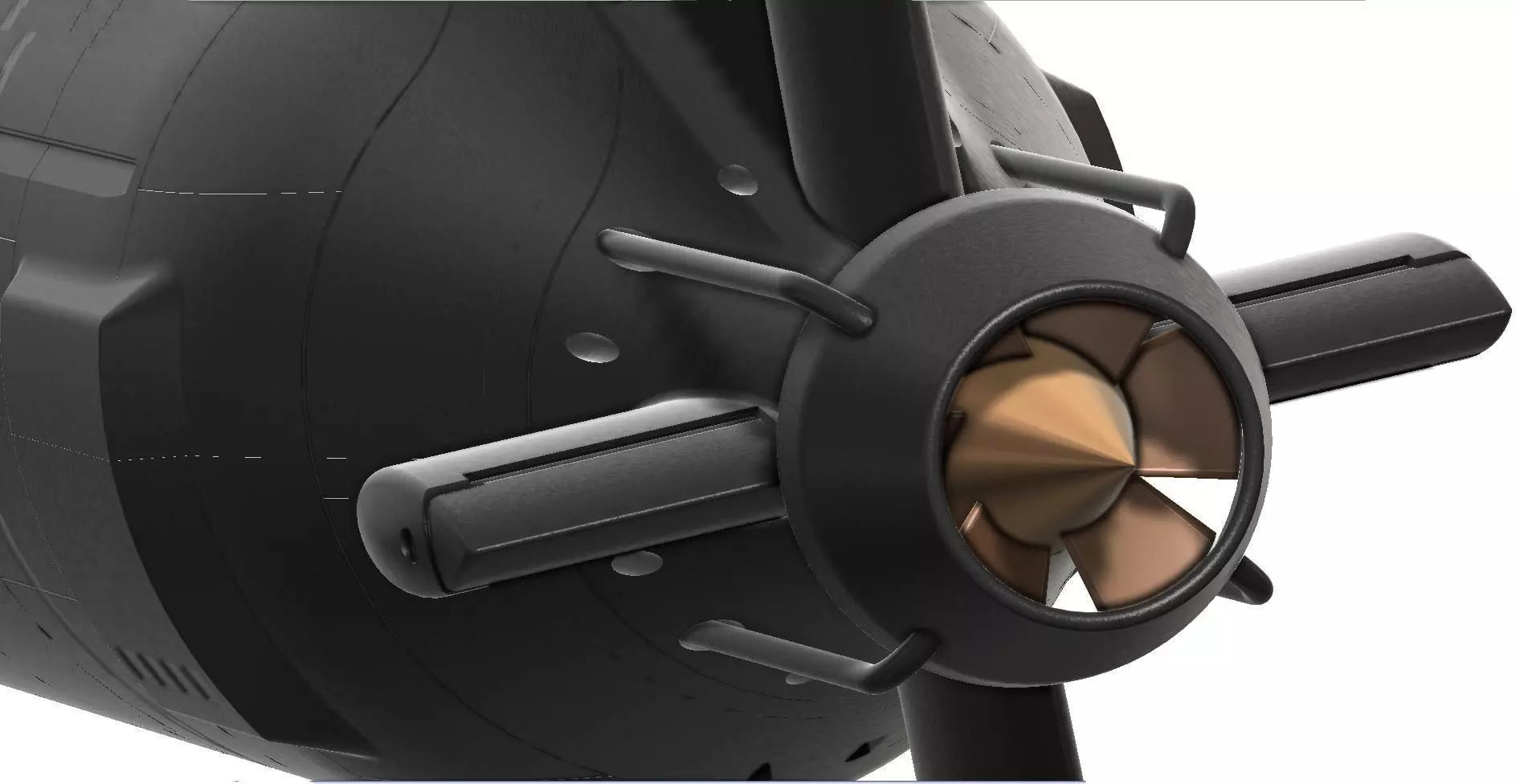 Astute Class Nuclear Submarine 1m model 3D print model_21