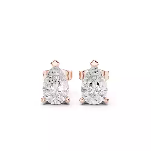 Solitaire Studs Earrings 3dm stl renders animation videos detail