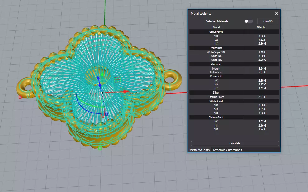 Bracelet Vintage Alhambra 3D print model_6