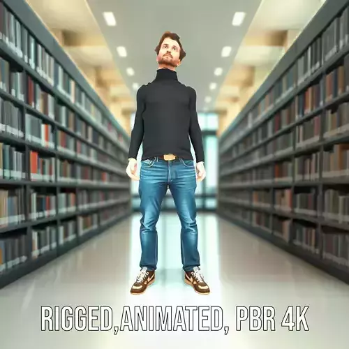 Casual Denim Outfit model pack